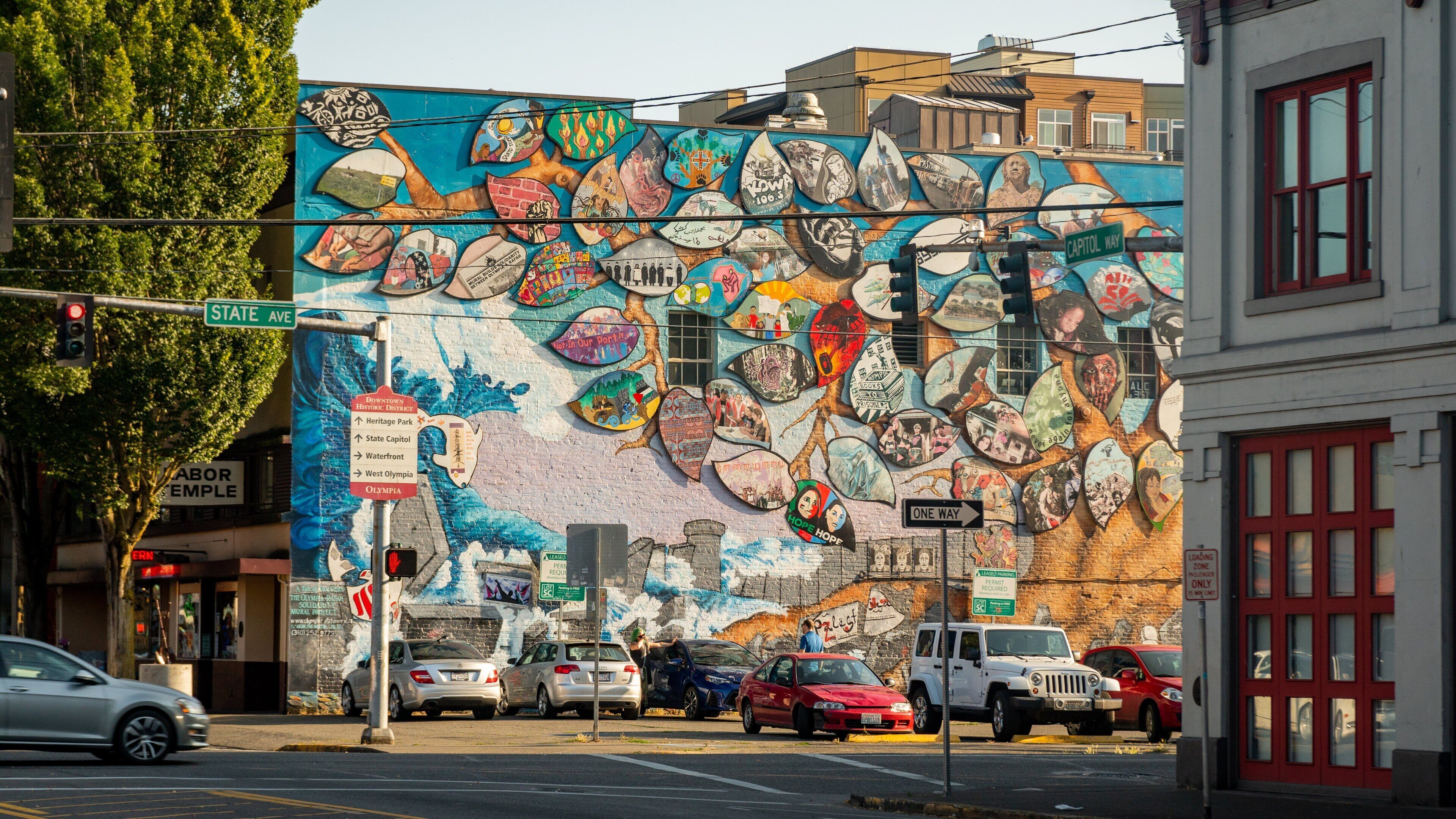 Olympia showing outdoor art