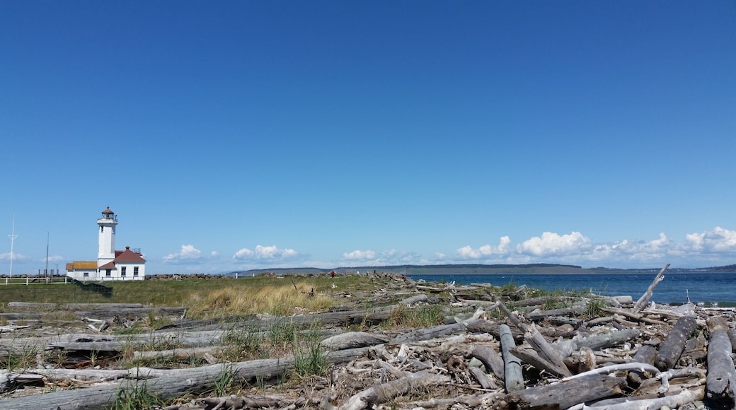 The lighthouse at Fort Warden. You can stay the night here too! #LifeAtExpedia