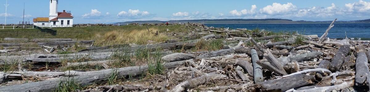 The lighthouse at Fort Warden. You can stay the night here too! #LifeAtExpedia