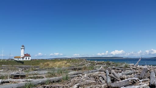 The lighthouse at Fort Warden. You can stay the night here too! #LifeAtExpedia