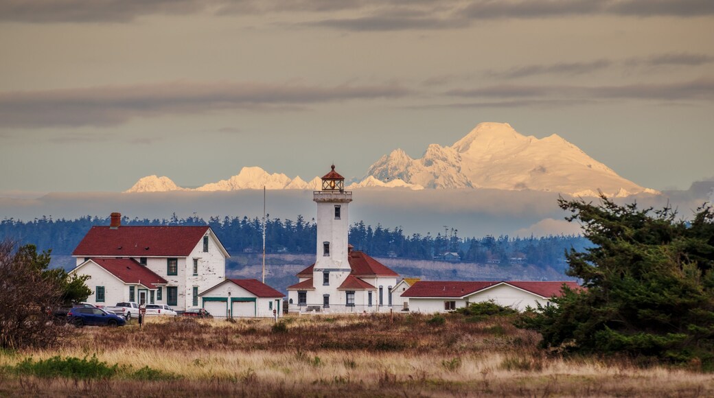 Point Wilson Light is an active aid to navigation located in Fort Worden State Park near Port Townsend, Washington. Overlooking the entrance to Admiralty Inlet and the Strait of Juan de Fuca.