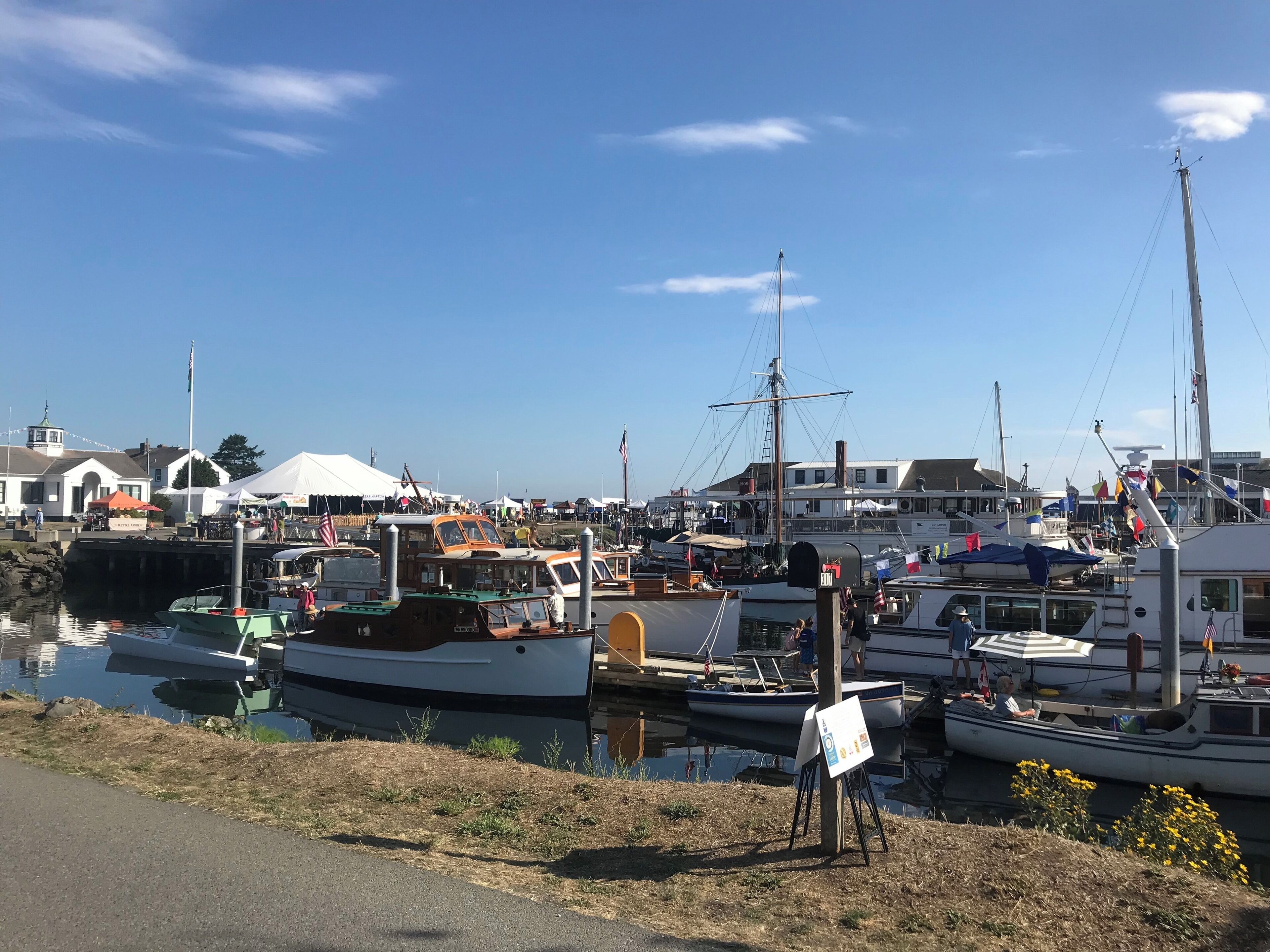 Wooden Boat Festival at the Port Townsend, WA. There are over 250 wooden boats to look at, as well as numerous presentations and demonstrations that you can attend.