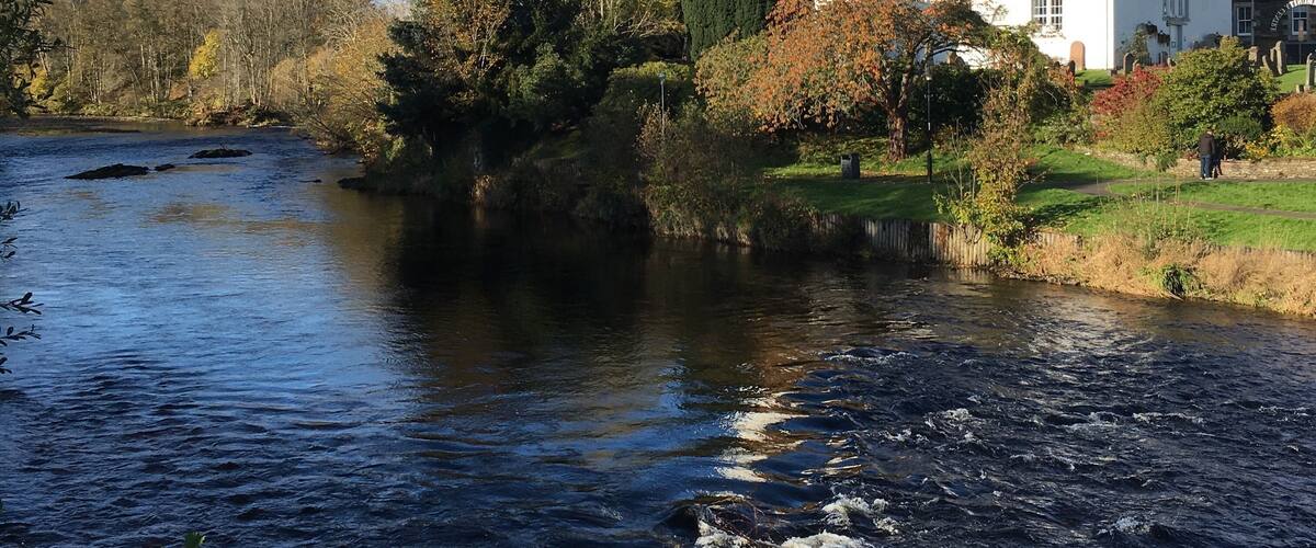Comrie church, crieff in Scotland