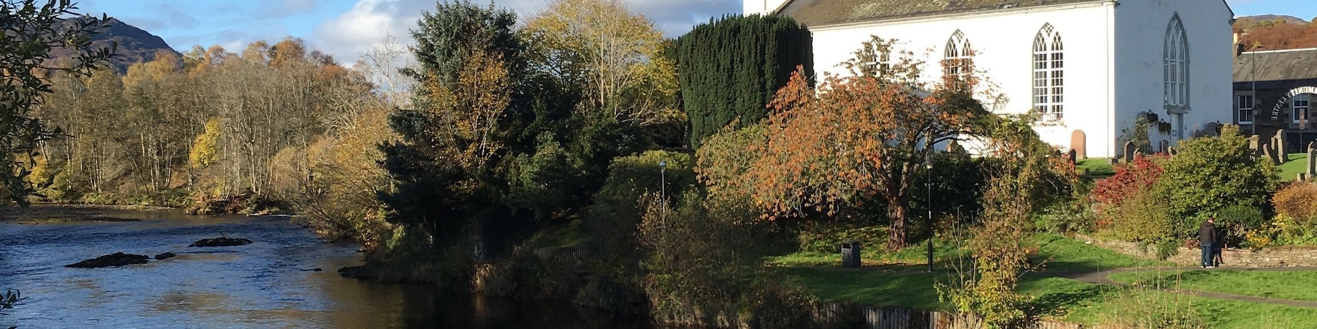 Comrie church, crieff in Scotland