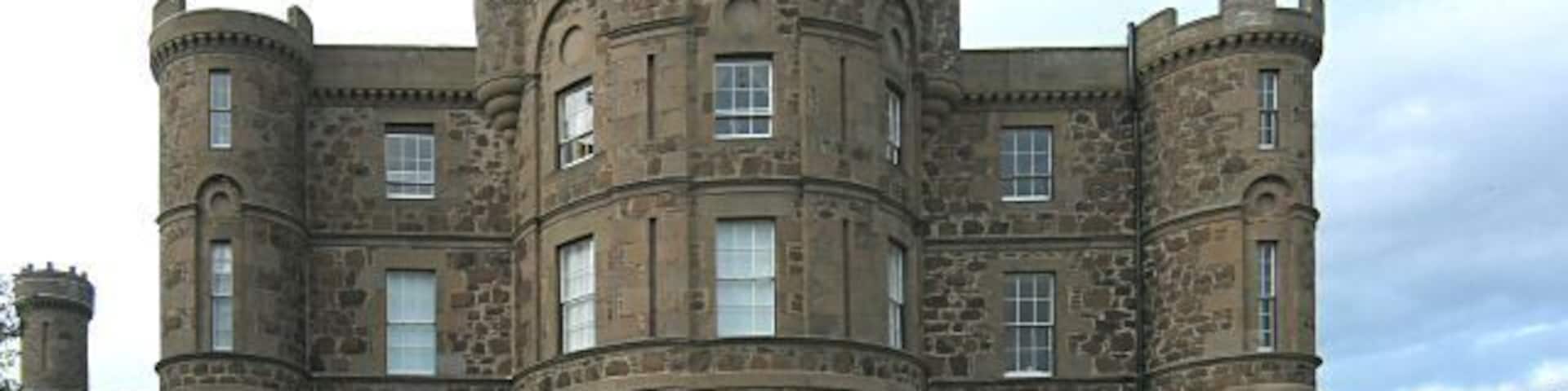 Pitfour Castle, St Madoes, Perthshire, Scotland, designed by Robert Adam, 1764.