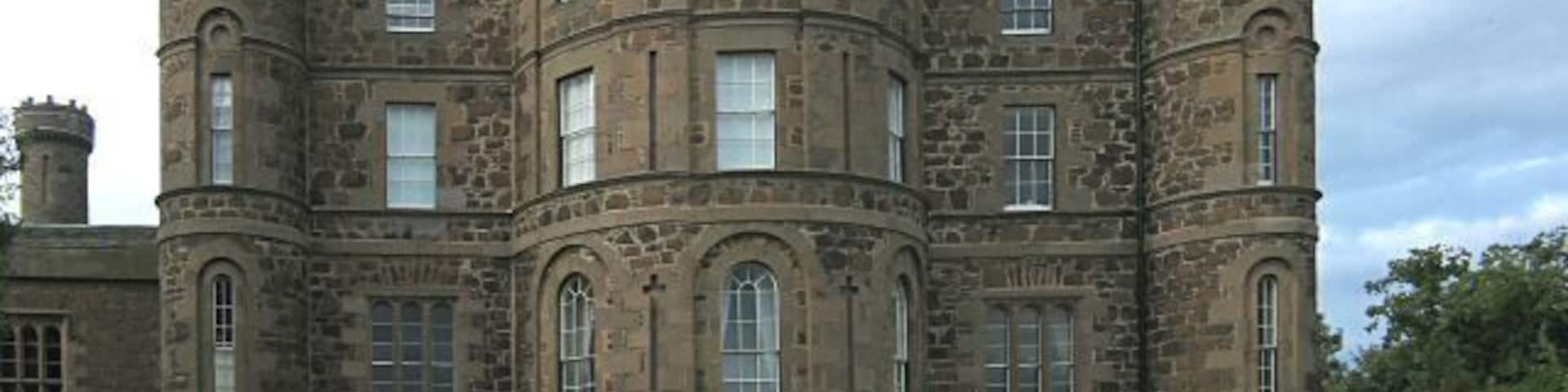 Pitfour Castle, St Madoes, Perthshire, Scotland, designed by Robert Adam, 1764.