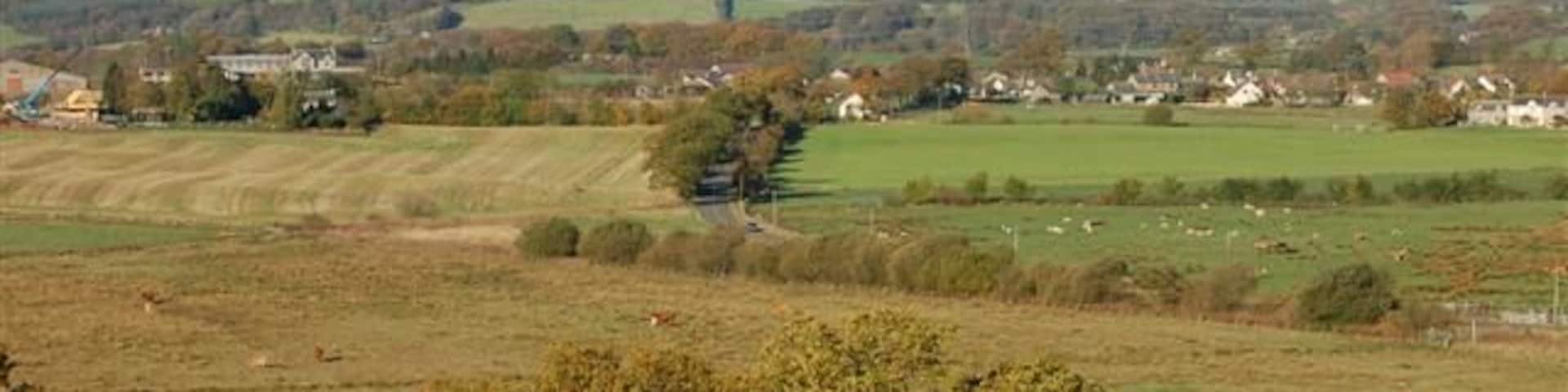 Powmill A view towards Powmill taken from the next square to the south.