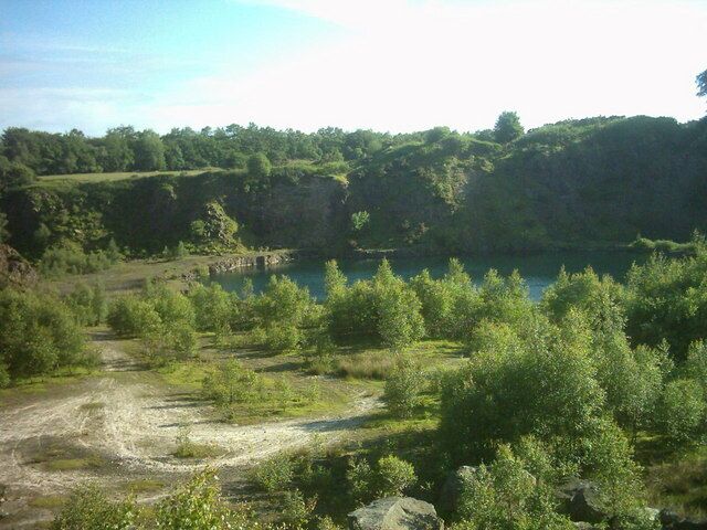 Bluewater aka Powmill Quarry (disused) A former quarry which is hidden from the main Kinross road from Kincardine Bridge, many Knockhill Customers pass it every year not knowing it's there. Now regularly used by Scuba Divers as a practice dive site. The quarry owner's position is that "the site is off limits to all divers other than the Central Police Underwater Search Teams, and any other divers will be deemed as trespassing".