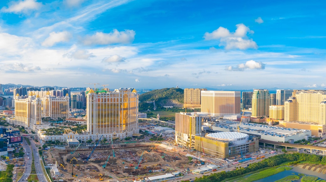 Aerial view of Taipa and Coloane Islands, Macau, China