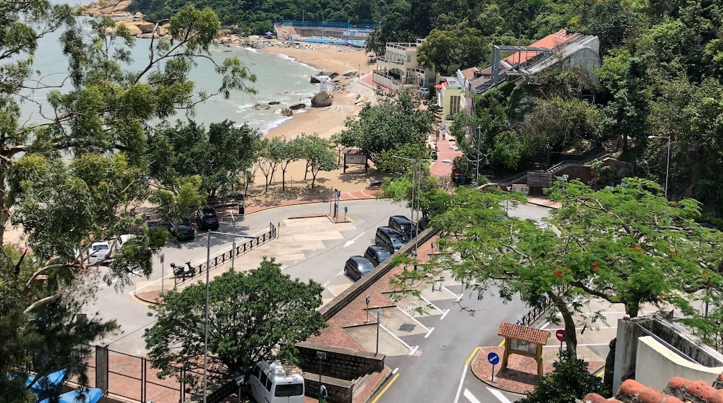 View from the hotel–Cheoc Van beach. #travel #travelbug #beach #wanderlust #gadabout #wayfarer #nomadlife #beachlife #cheocvanbeach #coloane #macau