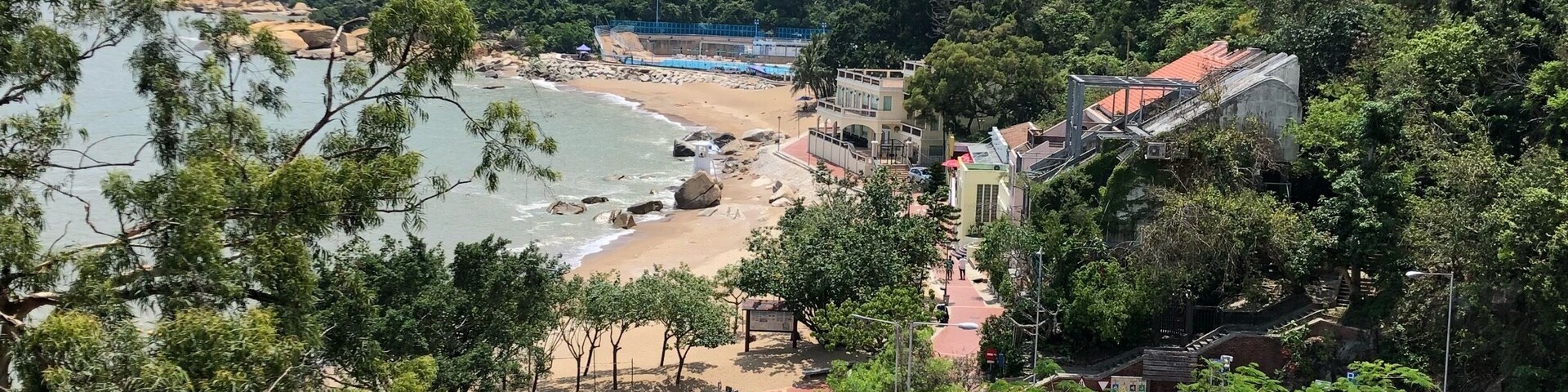 View from the hotel–Cheoc Van beach. #travel #travelbug #beach #wanderlust #gadabout #wayfarer #nomadlife #beachlife #cheocvanbeach #coloane #macau