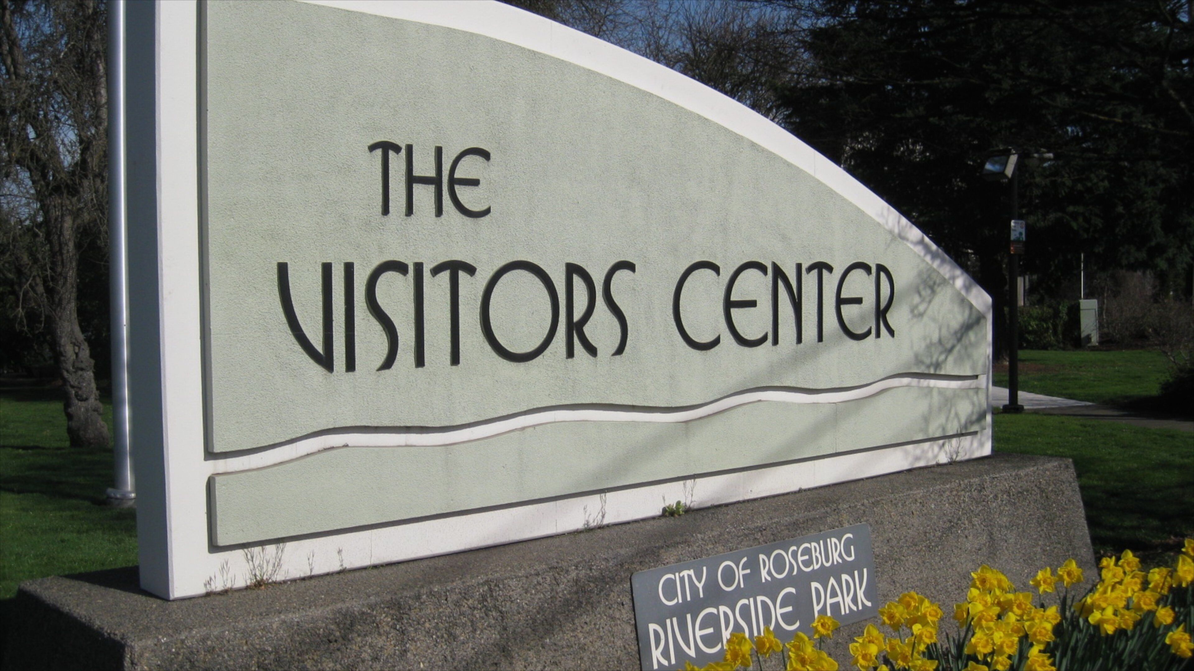 Roseburg fasiliteter samt skilt