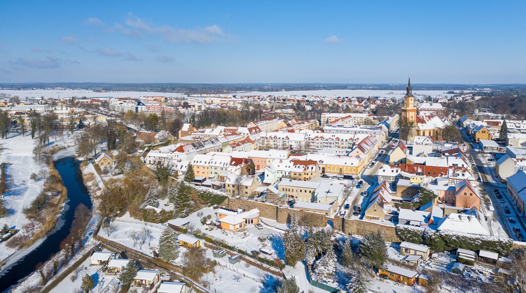Templin im Winter bei Eis und Schnee