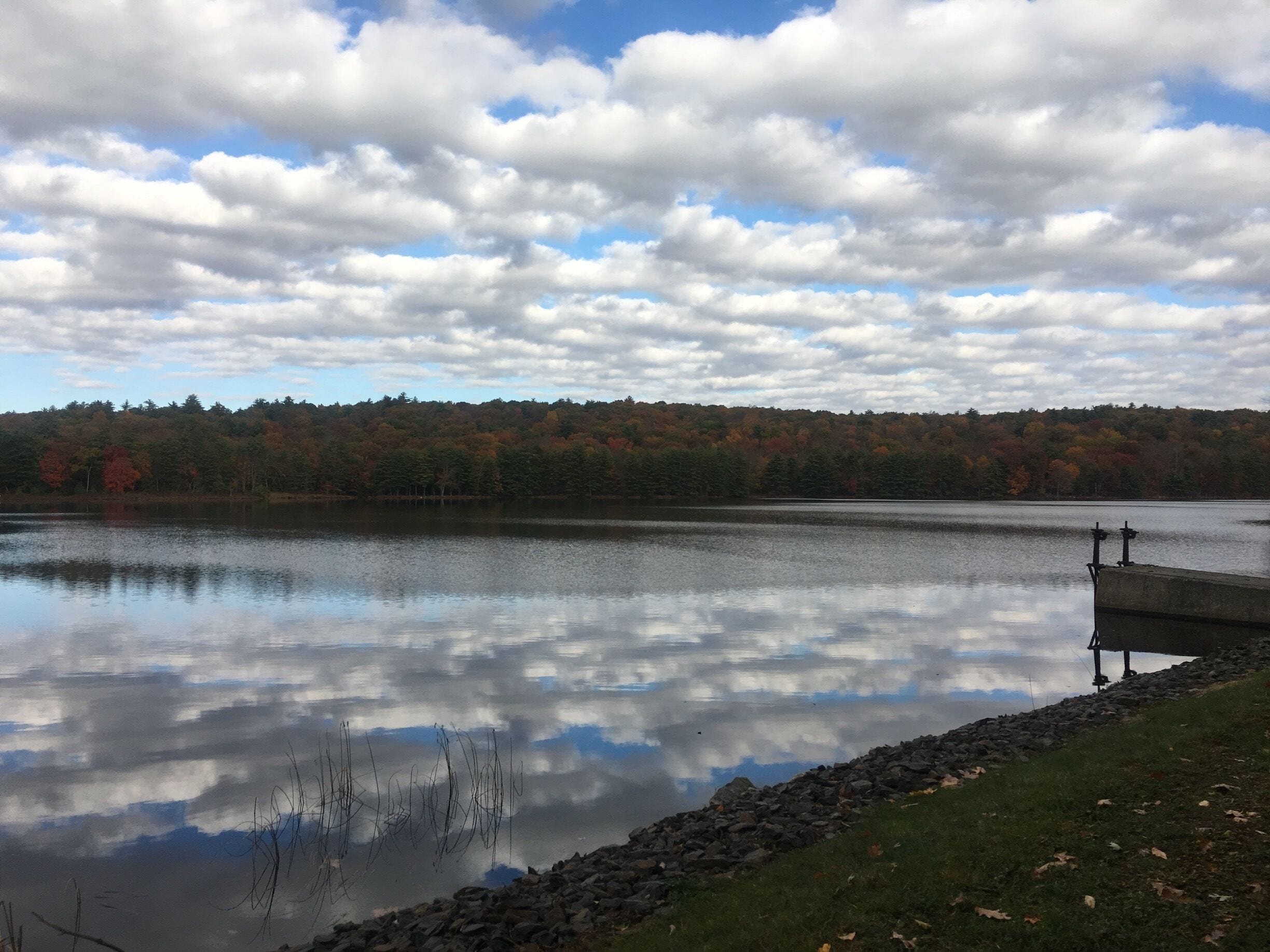 Reflecting of clouds