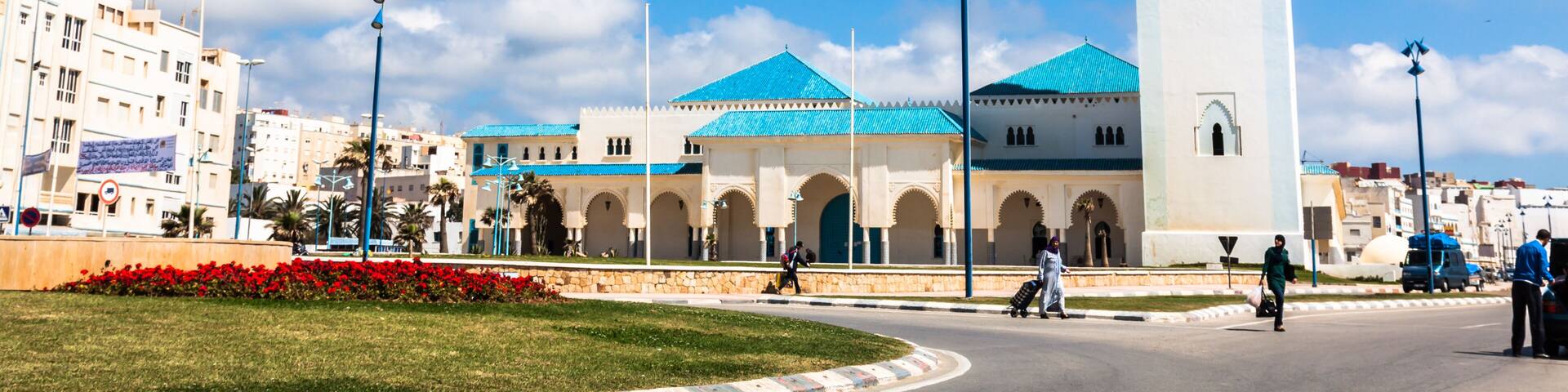 FNIDEQ-MOROCCO-MAY 5,2013:Mezquita de Fnideq, Morocco, Africa