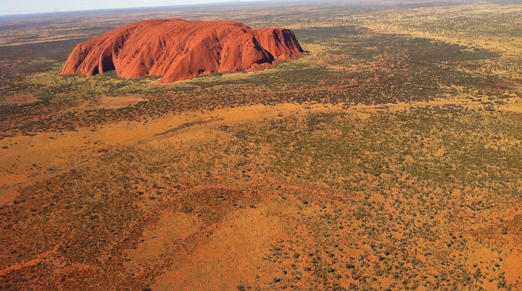 Uluru from 2500 feet by helicopter