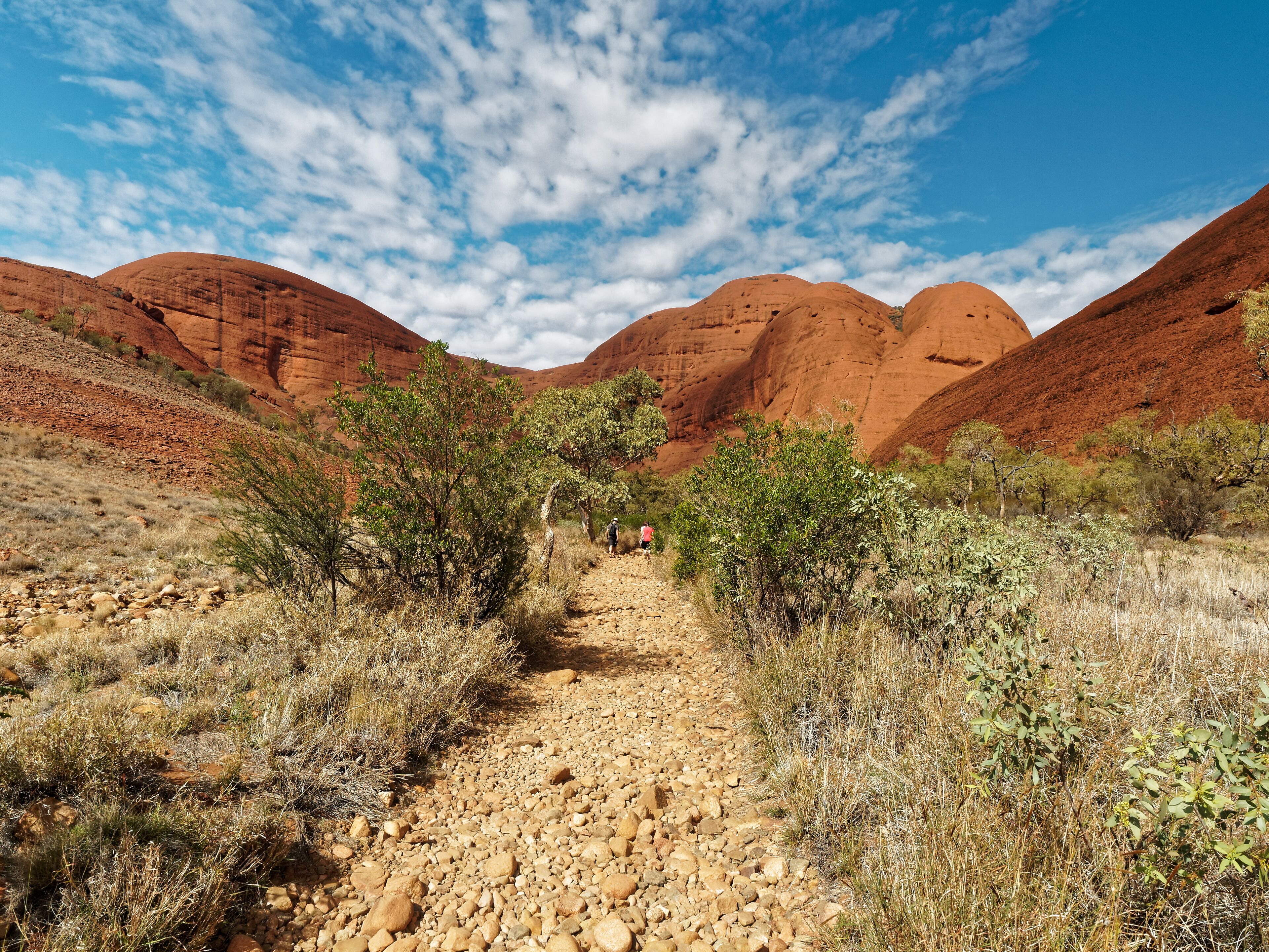 Vally of the Winds walking track through Kata Tjuta (The Olgas) Northern Territory,  Central Australia, Shutterstock ID 603679910, Purchase Order: -