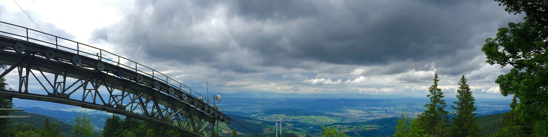 Freiburg is a fantastic home base to explore the Black Forest in Germany. One of the most stunning views is from the top of Schauinsland. You can take a cable car, enjoy the views and do a bit of #hiking at the top.