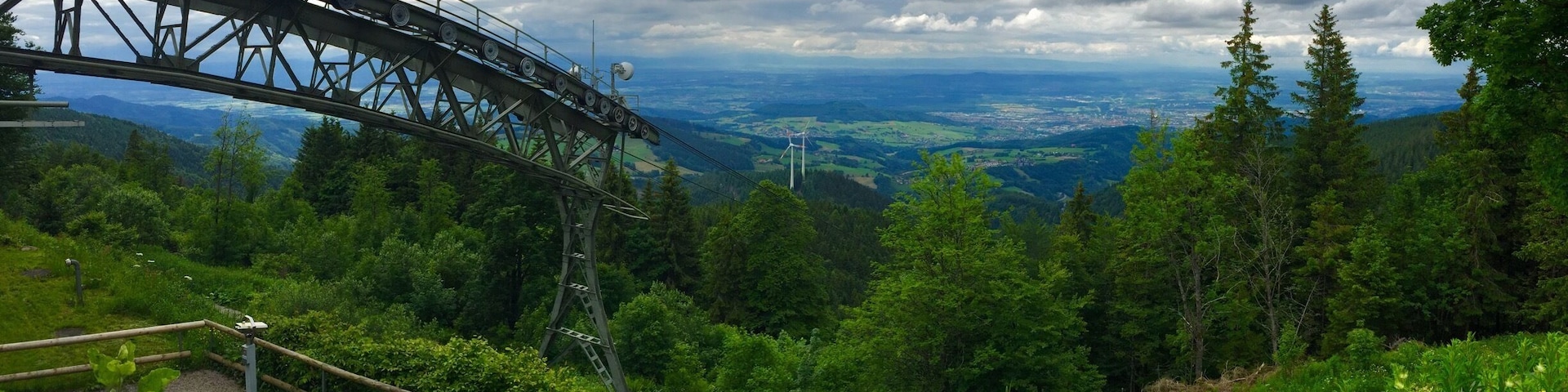 Freiburg is a fantastic home base to explore the Black Forest in Germany. One of the most stunning views is from the top of Schauinsland. You can take a cable car, enjoy the views and do a bit of #hiking at the top.