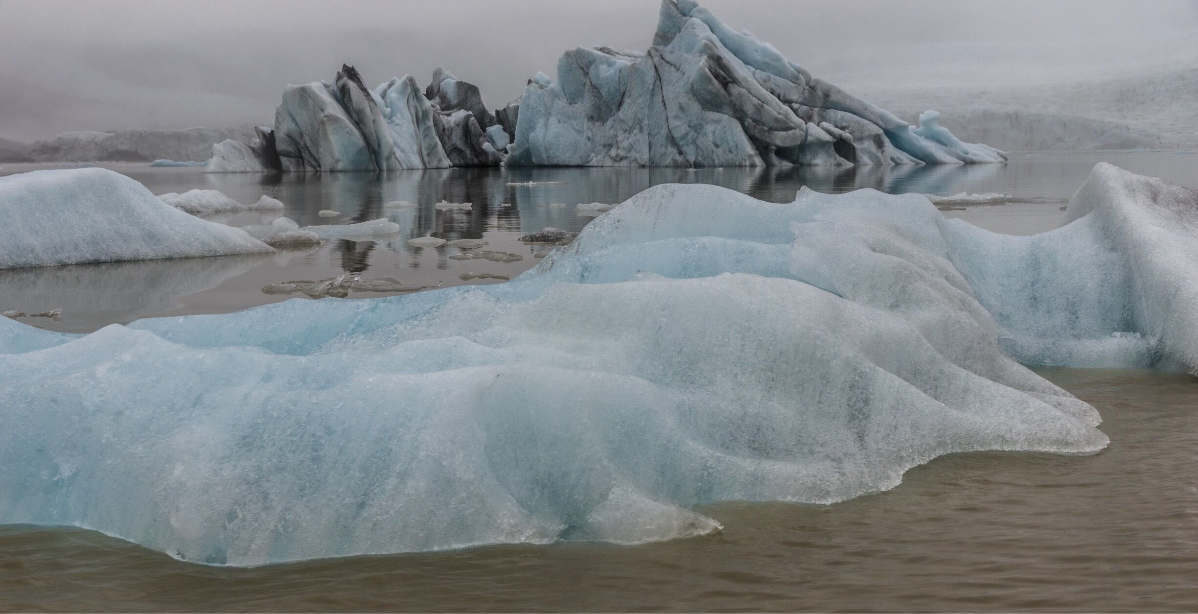 This lagoon was filled with beautiful blue bergs. #aquatrove