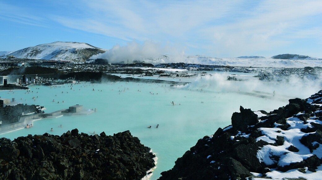 The Blue Lagoon is a geothermal hot spring in Iceland. What a relaxing place with a beautiful view! #waterlust