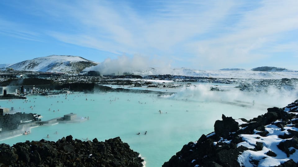 The Blue Lagoon is a geothermal hot spring in Iceland. What a relaxing place with a beautiful view! #waterlust