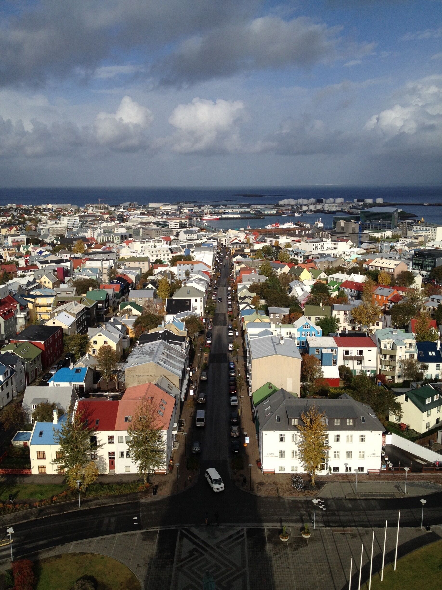 Amazing views at the northern most capital of the world! #iceland 