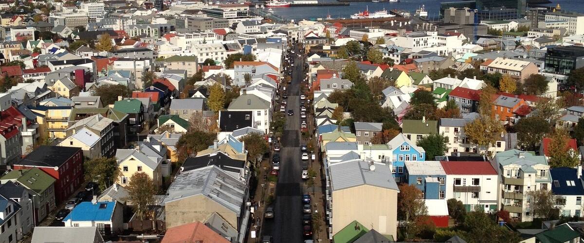 Amazing views at the northern most capital of the world! #iceland