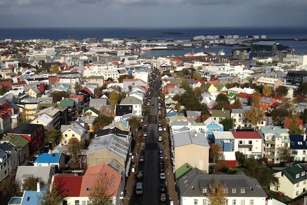 Amazing views at the northern most capital of the world! #iceland