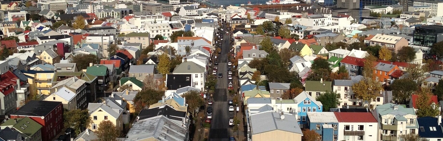 Amazing views at the northern most capital of the world! #iceland