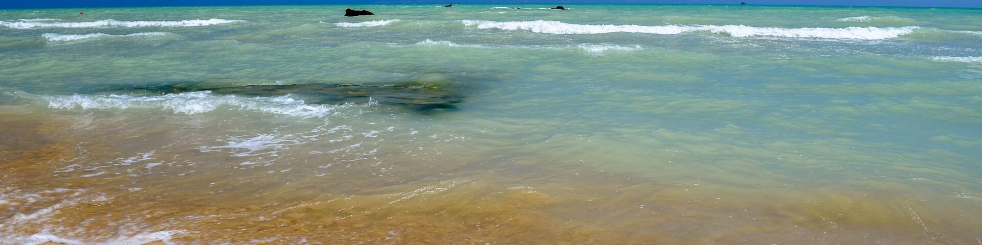 Adruiatic sea Silvi Marina summer