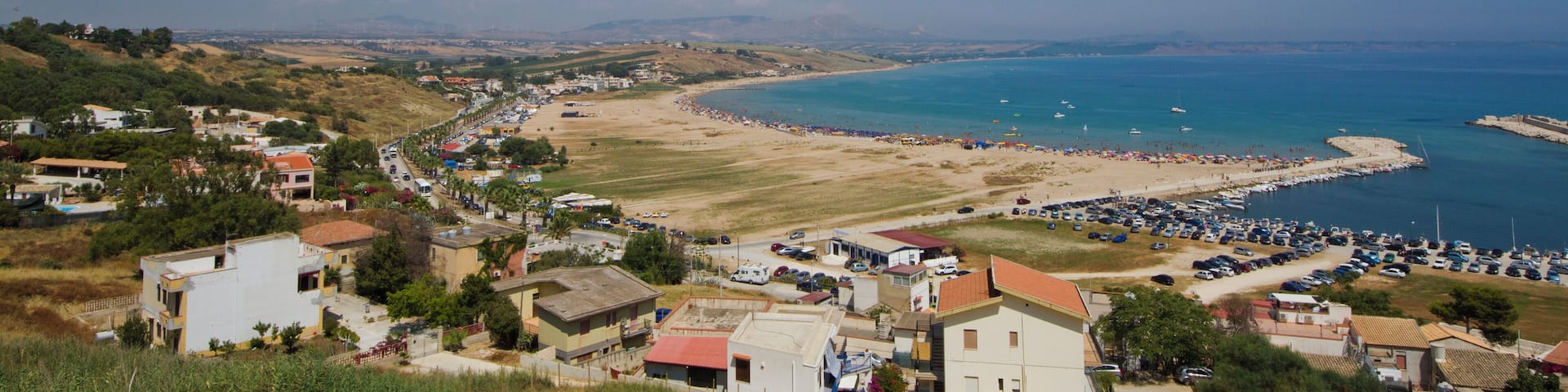 Porto Palo, Menfi, Sicilia, Italia.