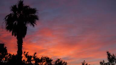 Bullhead City ofreciendo una puesta de sol