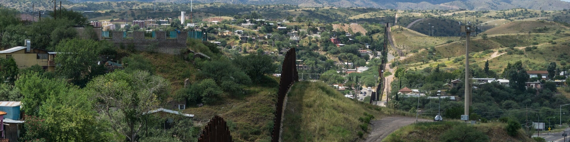 NOgales Border USA Mexico - wide open landscape