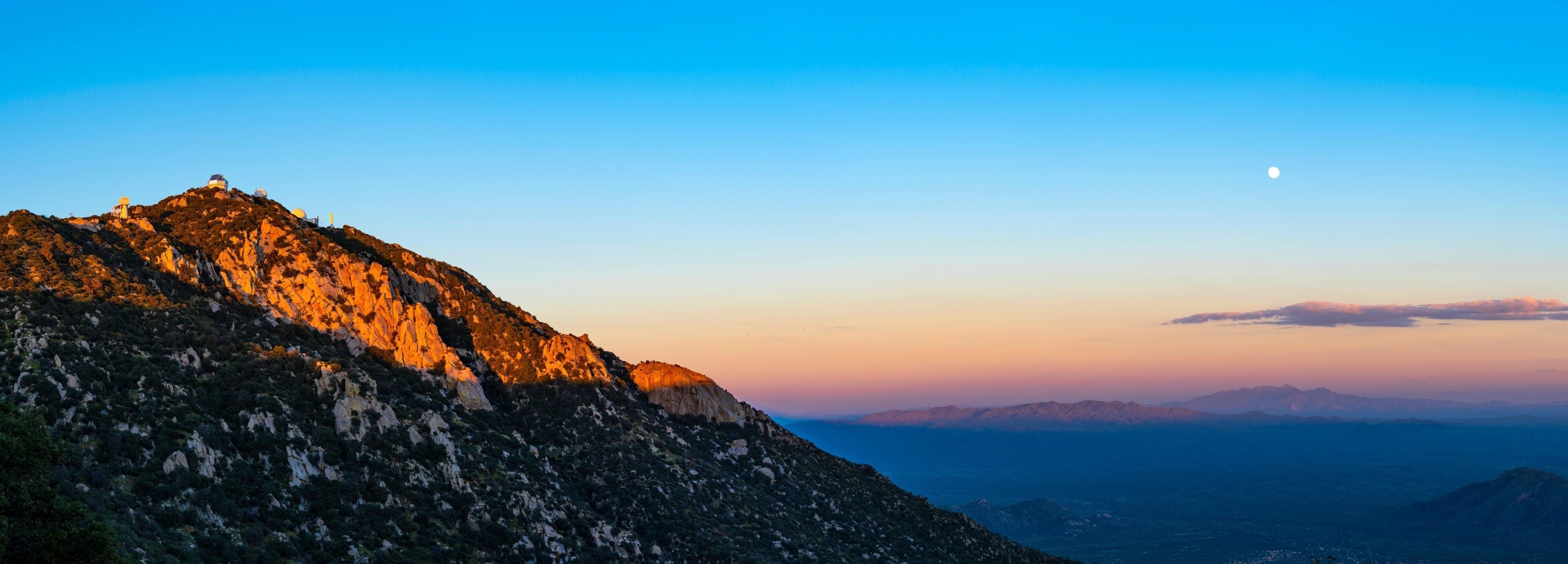 4K Aerial View: Tucson Cityscape from Mt. Lemmon, Arizona