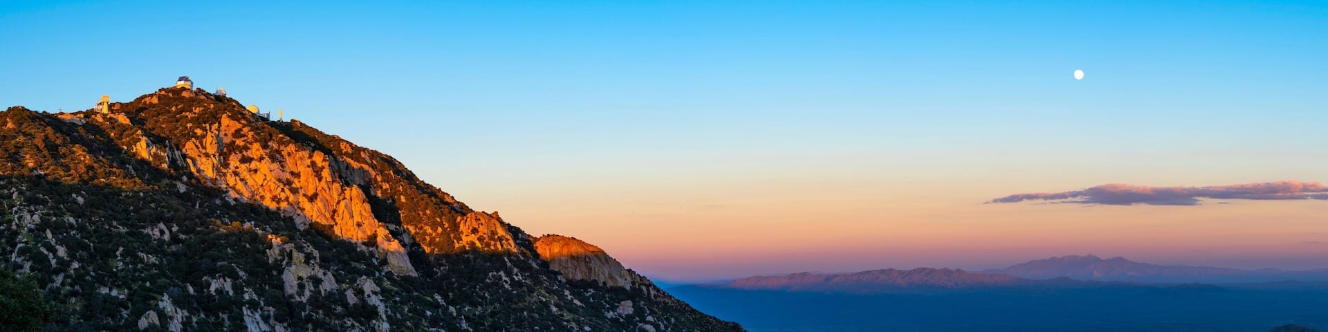 4K Aerial View: Tucson Cityscape from Mt. Lemmon, Arizona