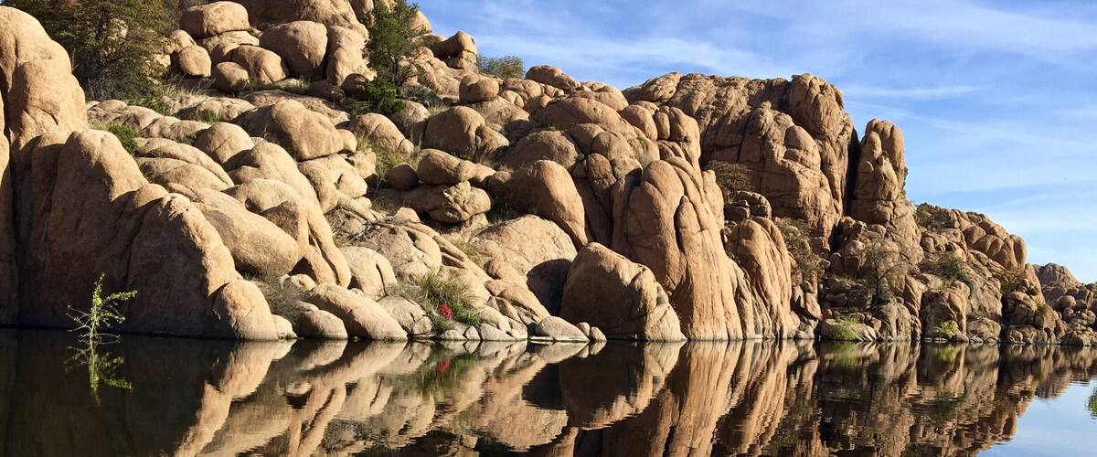 Beautiful lake for paddling managed by the City of Prescott, AZ