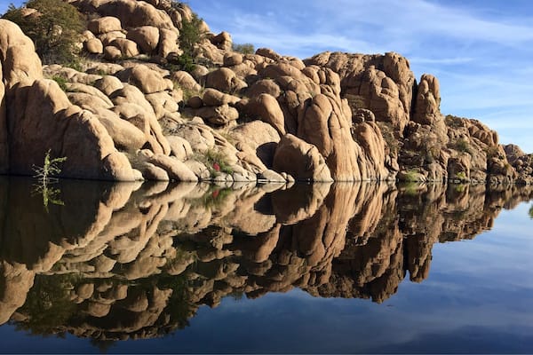 Beautiful lake for paddling managed by the City of Prescott, AZ