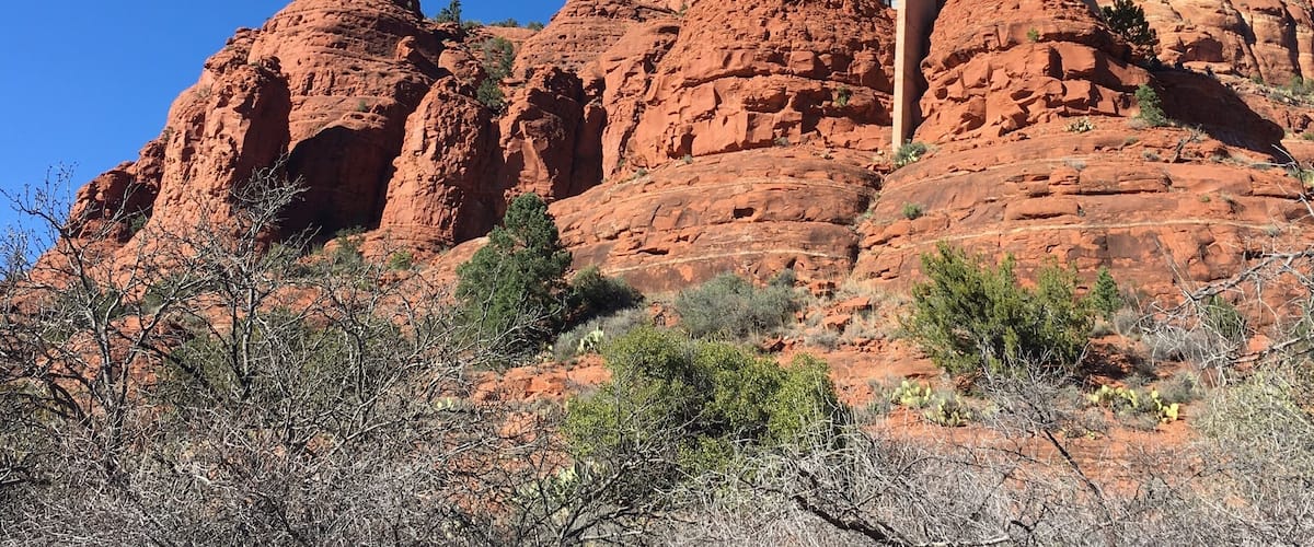 Such an interesting church built into the red rock of Arizona. Peace be to all who enter!