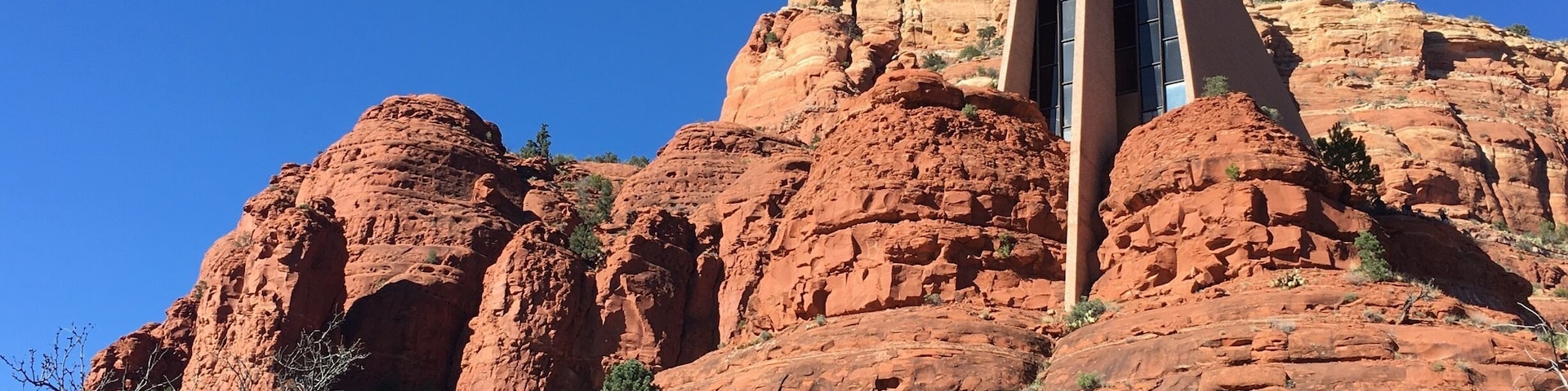 Such an interesting church built into the red rock of Arizona. Peace be to all who enter!