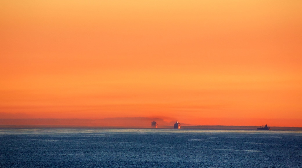 Southeast Alaska - Inside Passage which includes a sunset and general coastal views