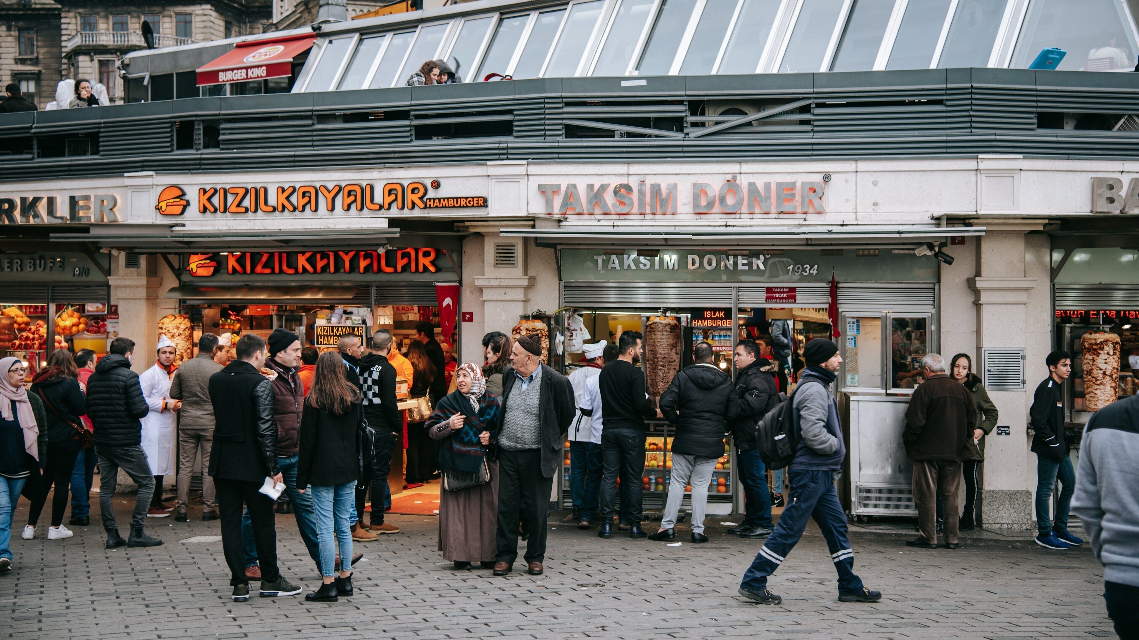 Taksim featuring street scenes