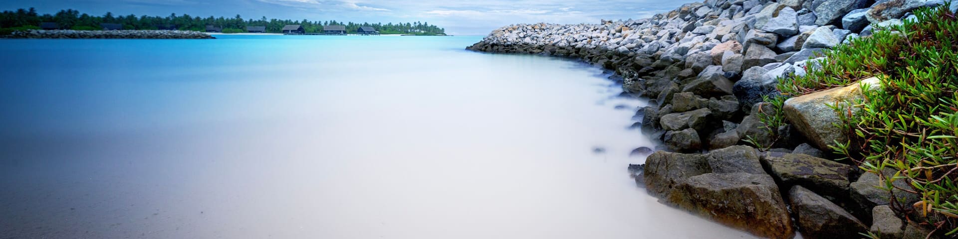view of the sea from the beach