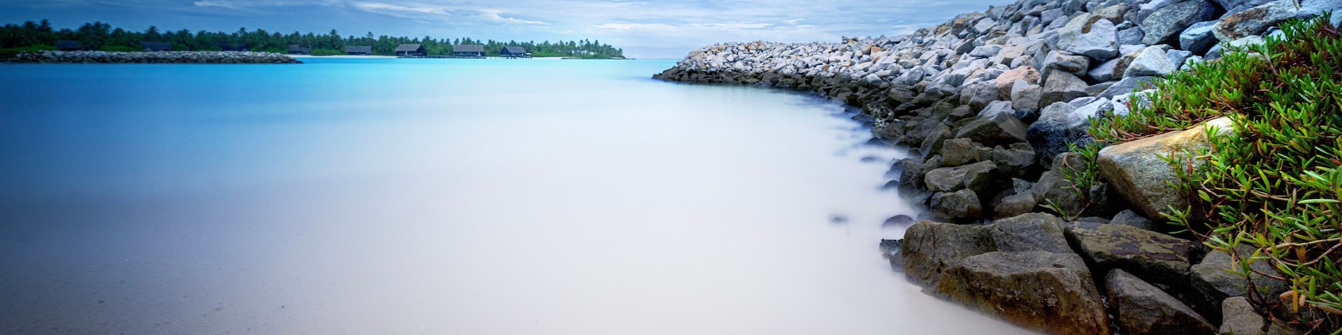 view of the sea from the beach
