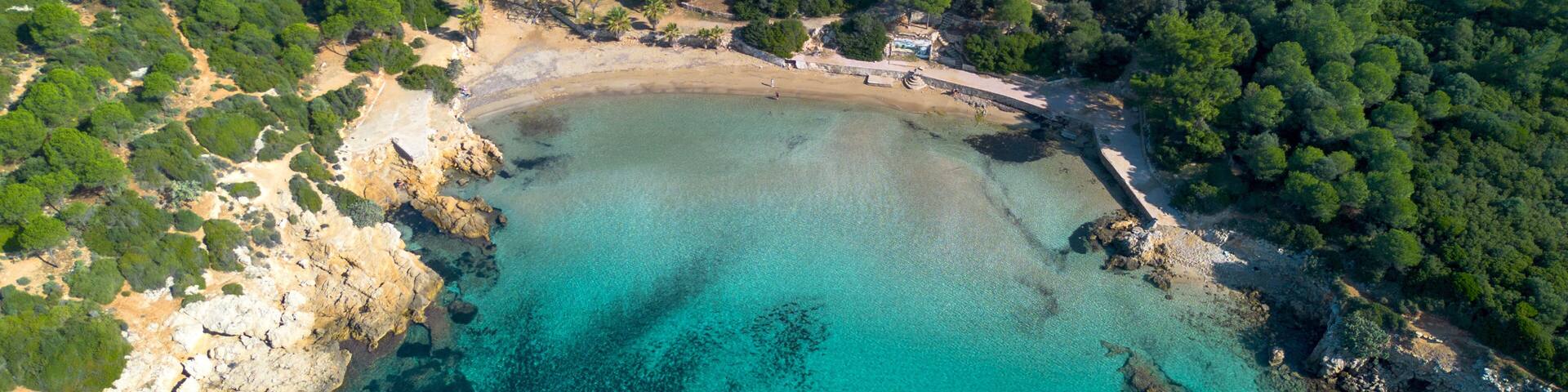 Ekmeksiz beach view from, Seferihisar - Turkey
