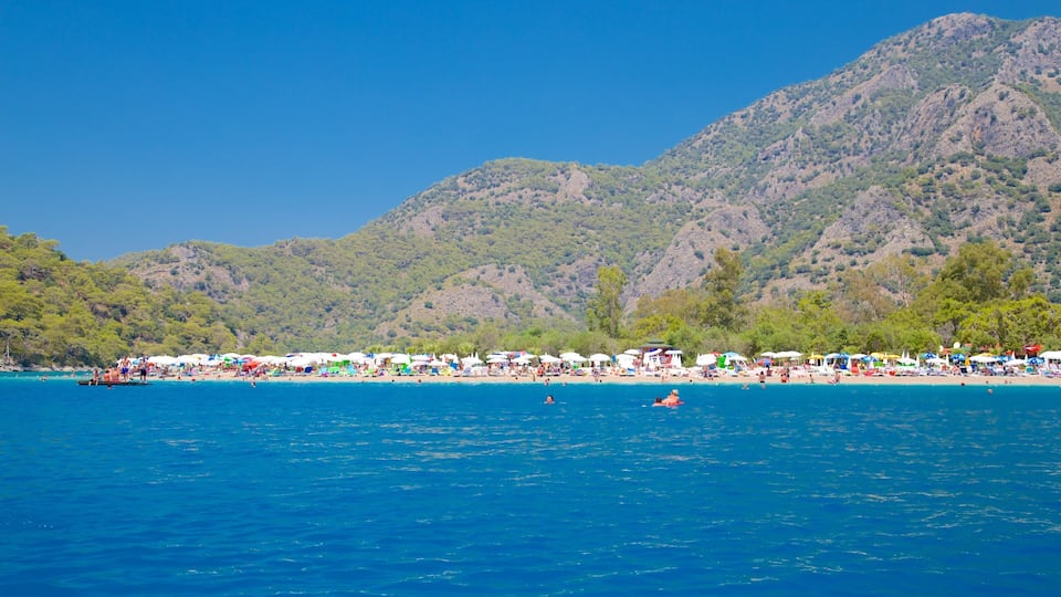 Turkey featuring a sandy beach and general coastal views
