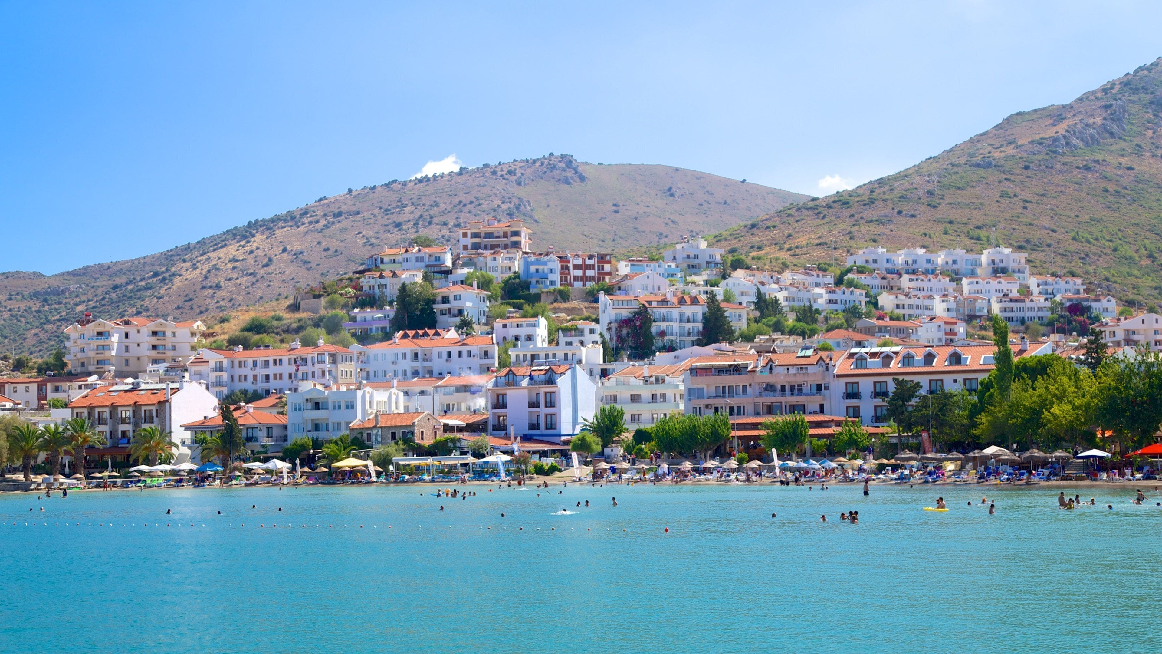 Turkey showing a coastal town and general coastal views