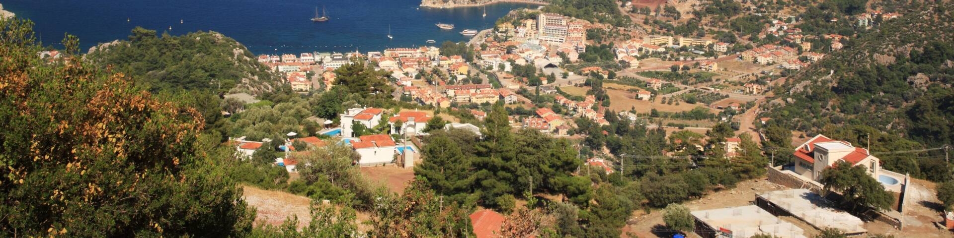 View of the bay of Turunc in Turkey