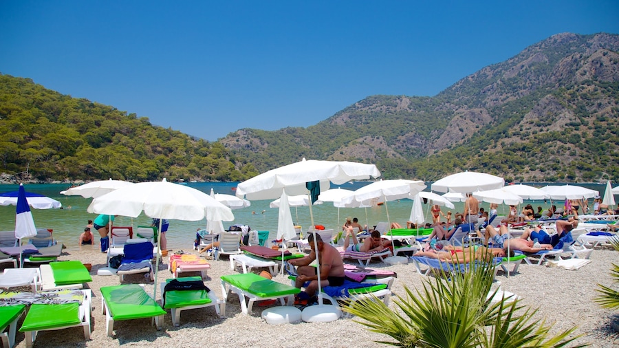 Oludeniz which includes a pebble beach