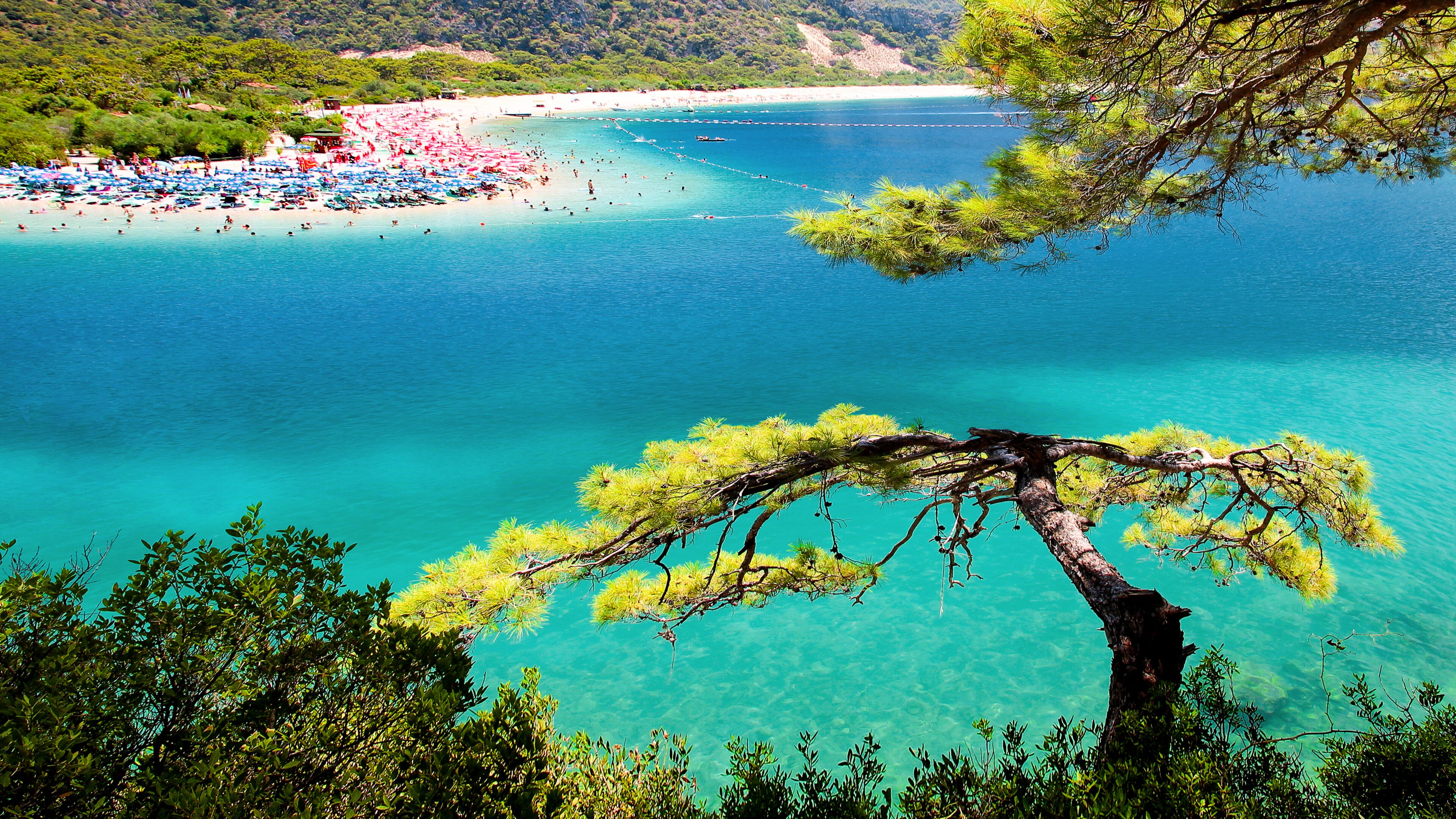 The Blue Lagoon of Oludeniz has calm, crystal clear waters which makes it ideal for a variety of water sports and a very safe place for children to swim. Part of the lagoon is now a protected area (an